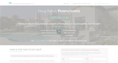 Desktop Screenshot of drugrehabpennsylvania.com