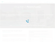 Tablet Screenshot of drugrehabpennsylvania.com